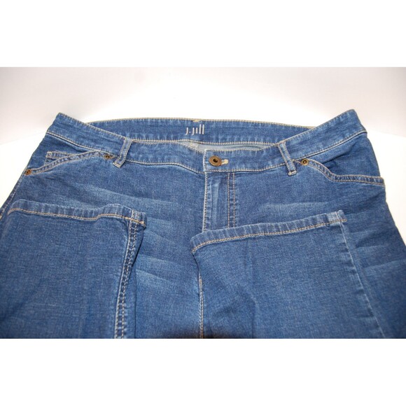 J Jill Tried and True Fit Crop Jeans Women's Size 12 Medium Wash - Picture 1 of 8
